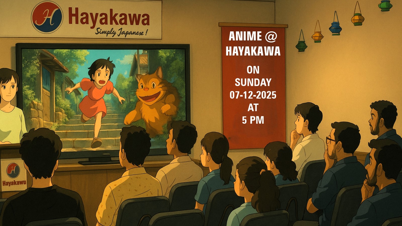 Anime at Hayakawa