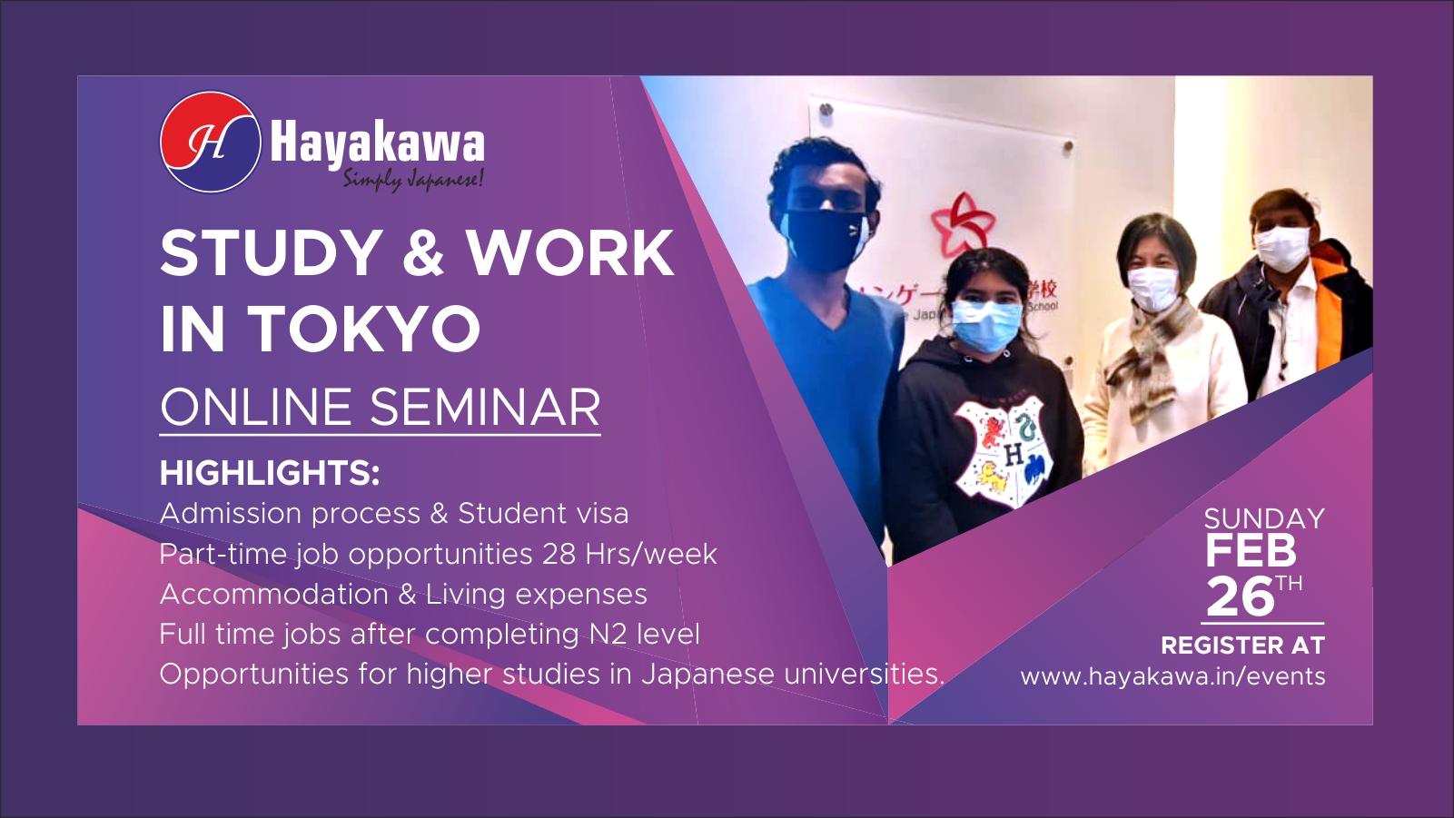 Study & Work in Tokyo - Feb 2023 - Online Seminar
