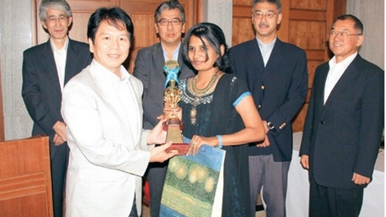 Hayakawa won First in Japanese Speech Contest 